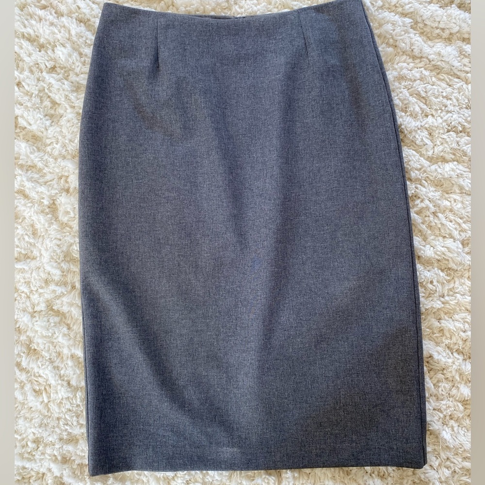Grey pencil skirt Benetton Sicily Size 0